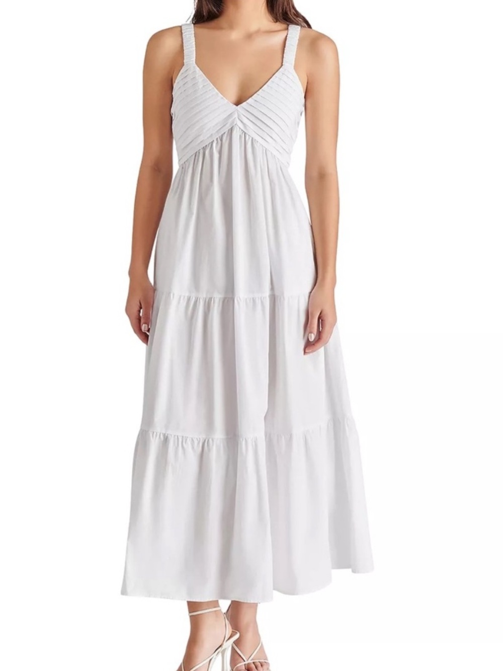 Steve Madden White Eliora Maxi Dress